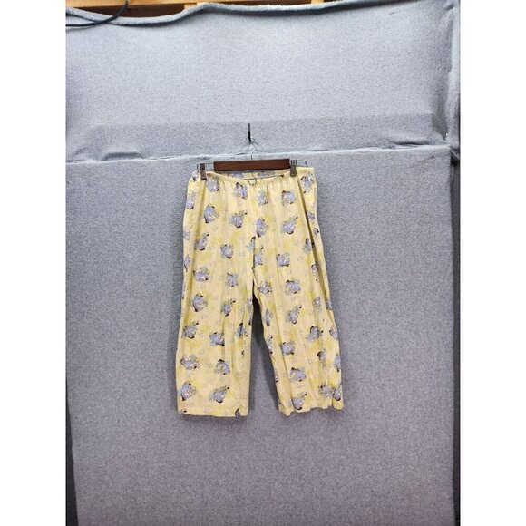 Disney Eeyore Pajama Set Womens M Yellow Sleepwear 100% Cotton - Picture 6 of 7